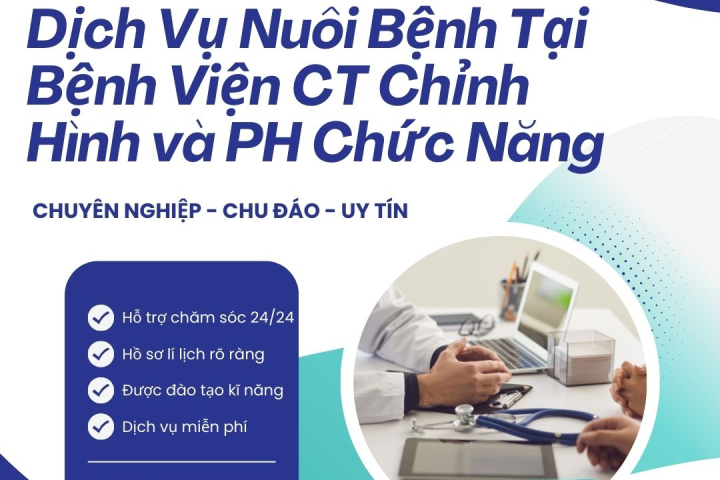 Dịch Vụ Nuôi Bệnh Tại Bệnh Viện Chỉnh Hình Và Phục Hồi Chức Năng TP.HCM | Hoàn Mỹ
