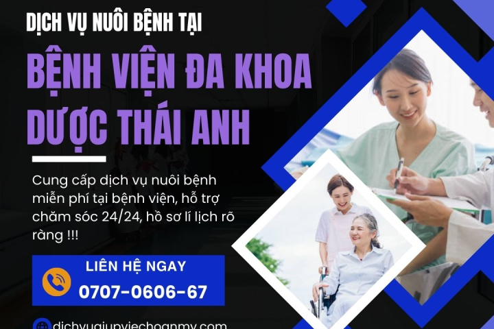 Dịch Vụ Nuôi Bệnh Tại Bệnh Viện Dược Thái Anh | Hoàn Mỹ