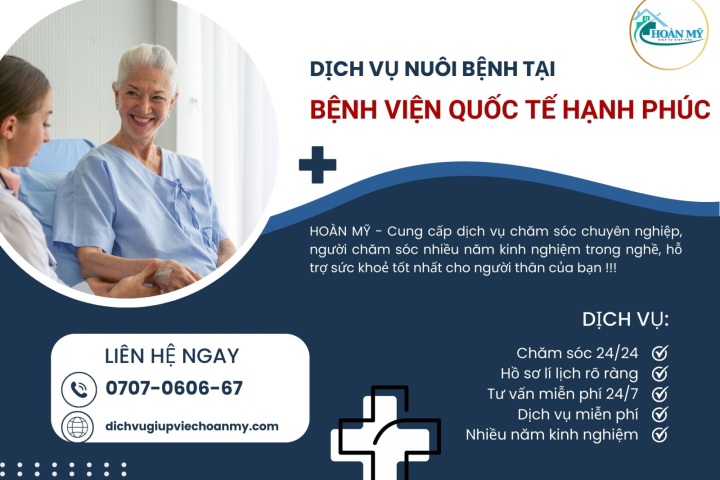 Dịch Vụ Nuôi Bệnh Tại Bệnh Viện Quốc Tế Hạnh Phúc | Hoàn Mỹ