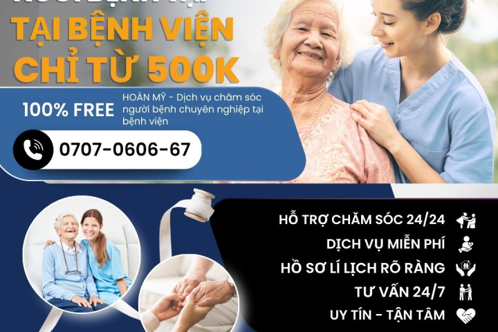 Giá Dịch Vụ Nuôi Bệnh Tại Bệnh Viện Chỉ Từ 500K Năm 2026 | Hoàn Mỹ